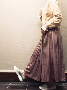 「apres jour mignon（アプレジュールミニョン）のアイテム（その他アウター）」を使った、chocoさん（レディース・163cm）の春コーディネート