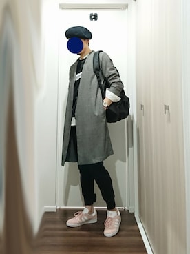 「レディース」｜「アイテム（ハンチング/ベレー帽）」を使った、アシュレイさん（メンズ・175cm）の夏コーディネート