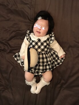 「赤ちゃん」｜「アイテム（セットアップ）」を使った、おてんばむすめさん（キッズ・60cm）の春コーディネート