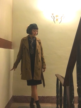 「ESPRIT（エスプリ）のアイテム（スーツジャケット）」を使った、Zi Chenさん（レディース・160cm）の春コーディネート