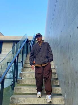 「Carhartt（カーハート）のカーハート ストラップバックキャップ ODESSA  CHARHARTT（キャップ）」を使った、a457238154さん（メンズ・173cm）の春コーディネート