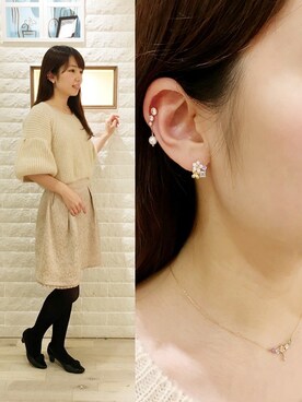 「TAKE-UP（テイクアップ）のアイテム」を使った、TAKE-UP_STAFFさん（レディース・158cm）の冬コーディネート