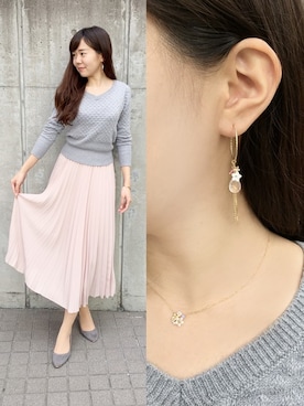 「TAKE-UP（テイクアップ）のアイテム」を使った、TAKE-UP_STAFFさん（レディース・158cm）の冬コーディネート