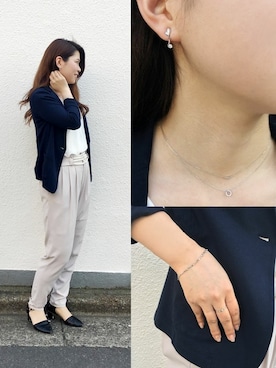 TAKE-UP_STAFFさん（レディース・158cm）の春コーディネート