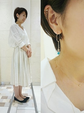 「ジュエリー」｜TAKE-UP_STAFFさん（レディース・158cm）の春コーディネート