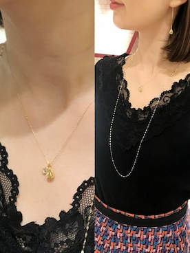 「ジュエリー」｜TAKE-UP_STAFFさん（レディース・158cm）の冬コーディネート