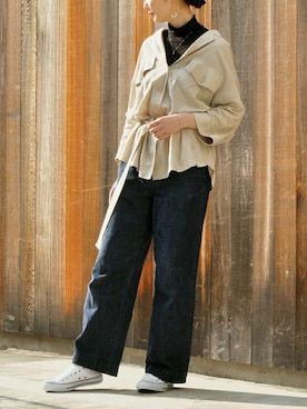 「アイテム（チャーム）」を使った、TAKE-UP_STAFFさん（レディース・158cm）の夏コーディネート