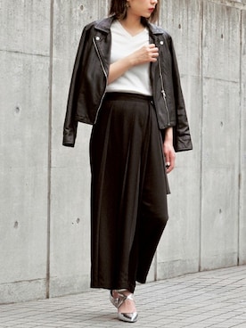 「アイテム（チャーム）」を使った、TAKE-UP_STAFFさん（レディース・158cm）の夏コーディネート