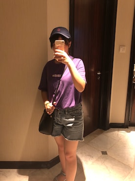 「旅行は雨が多い」｜佳子さん（レディース・151cm）の夏コーディネート