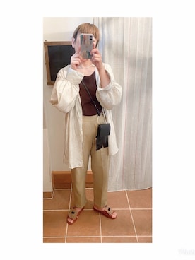 「NEUNA（ヌナ）のアイテム」を使った、HYOさん（レディース・166cm）の春コーディネート