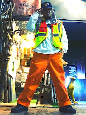 「コッキーと繋がりたい」｜「アイテム（その他アウター）」を使った、Cokky さん（メンズ・178cm）の冬コーディネート