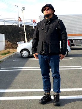「KEEN（キーン）のアイテム（ブーツ）」を使った、Cokky さん（メンズ・178cm）の春コーディネート