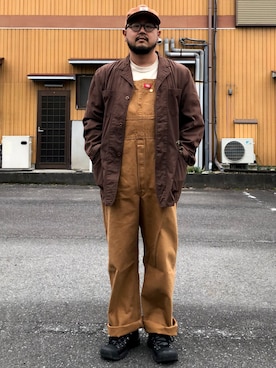 「KEEN（キーン）のアイテム（ブーツ）」を使った、Cokky さん（メンズ・178cm）の冬コーディネート
