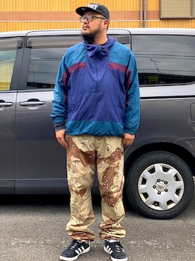 「コッキーと繋がりたい」｜「アイテム（ナイロンジャケット）」を使った、Cokky さん（メンズ・178cm）の秋コーディネート