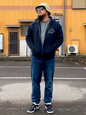 「ADAMS（アダムス）のアイテム」を使った、Cokky さん（メンズ・178cm）の秋コーディネート