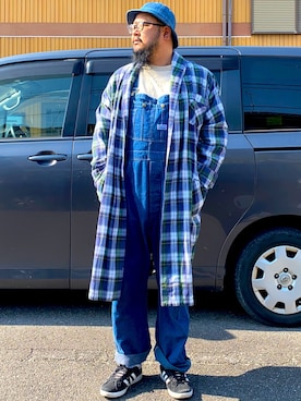 「コッキーと繋がりたい」｜「アイテム（オールインワン・サロペット）」を使った、Cokky さん（メンズ・178cm）の冬コーディネート