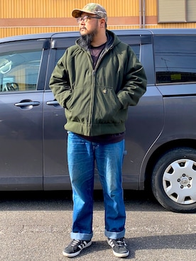 「コッキーと繋がりたい」｜「アイテム（ジャケット/アウター）」を使った、Cokky さん（メンズ・178cm）の冬コーディネート