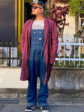「コッキーと繋がりたい」｜「アイテム（オールインワン・サロペット）」を使った、Cokky さん（メンズ・178cm）の春コーディネート