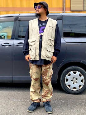 「コッキーと繋がりたい」｜「アイテム（ジャケット/アウター）」を使った、Cokky さん（メンズ・178cm）の春コーディネート