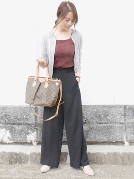 田中日菜さん（レディース・161cm）の秋コーディネート