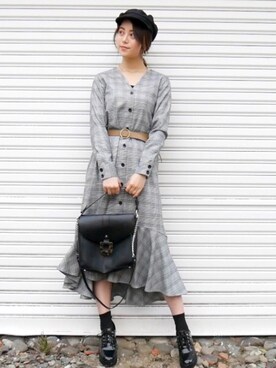 田中日菜さん（レディース・161cm）の秋コーディネート