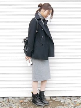 田中日菜さん（レディース・161cm）の冬コーディネート