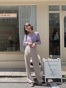 田中日菜さん（レディース・161cm）の夏コーディネート