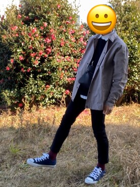 りさん（メンズ・159cm）の冬コーディネート