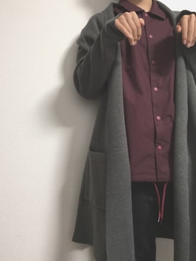 「コーディガン」｜「アイテム（ブルゾン）」を使った、ryodaiさん（メンズ・165cm）の秋コーディネート