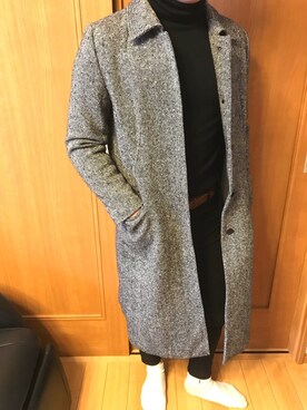 「Yves Saint Laurent（イヴサンローラン）のアイテム（レッグウェア）」を使った、だいちさん（メンズ・170cm）の冬コーディネート