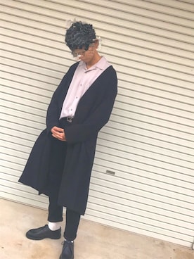 「GU（ジーユー）の（GU）スキニーフィットジーンズ（MEN ⁄ ジーンズ）」を使った、haya_10さん（メンズ・179cm）の冬コーディネート