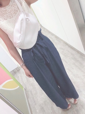 「oneway glamorous（ワンウェイグラマラス）のアイテム」を使った、KiKaさん（レディース・153cm）の夏コーディネート