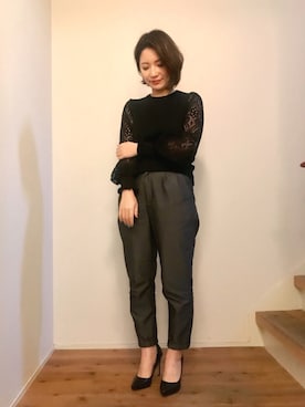 「きちんとスタイル」｜たけしぷん*さん（レディース・153cm・20代）の冬コーディネート