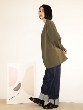 「TIMELY WARNING（タイムリーワーニング）のアイテム（フォーマルスーツ/小物）」を使った、lingsaywow さん（レディース・163cm）の春コーディネート