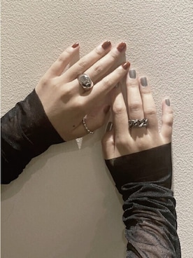 「and cloud（アンドクラウド）のアイテム（アクセサリー）」を使った、and cloudさん（レディース・160cm）の秋コーディネート