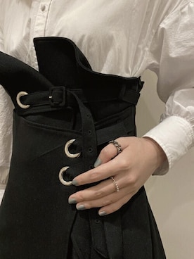 「and cloud（アンドクラウド）のアイテム（アクセサリー）」を使った、and cloudさん（レディース・160cm）の冬コーディネート