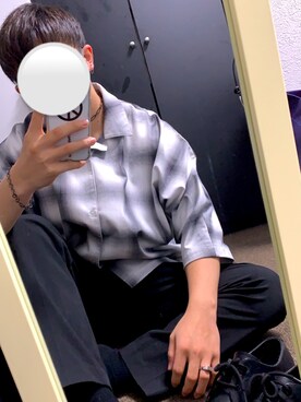 「DOOPZ（ドープス）のDOOPZ　3WAYチェーン（ネックレス、ブラック系）」を使った、Hayatoさん（メンズ・168cm）の夏コーディネート
