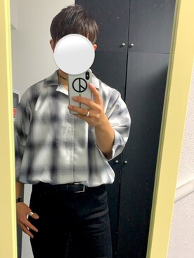 「DOOPZ（ドープス）のDOOPZ　3WAYチェーン（ネックレス、ブラック系）」を使った、Hayatoさん（メンズ・168cm）の秋コーディネート