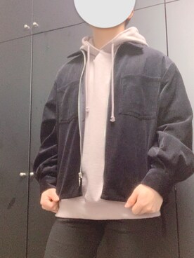 「WYM LIDNM（ウィム バイ リドム）の【WYM LIDNM】HEAVY WEIGHT WIDE PARKA（パーカー、ブラウン系）」を使った、Hayatoさん（メンズ・168cm）の秋コーディネート