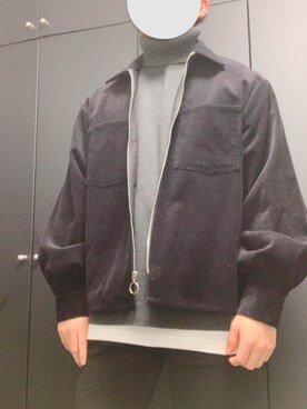 「WYM LIDNM（ウィム バイ リドム）の【WYM LIDNM】MILANO RIB HEAVY WEIGHT TURTLE（ニット/セーター、グレー系）」を使った、Hayatoさん（メンズ・168cm）の秋コーディネート