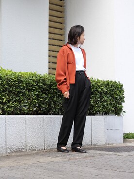 「_Fot（フォート）のアイテム」を使った、akanemiuraさん（レディース・155cm）の秋コーディネート