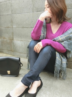 「in the groove（インザグルーヴ）のアイテム」を使った、ちぃさん（レディース・150cm）の秋コーディネート