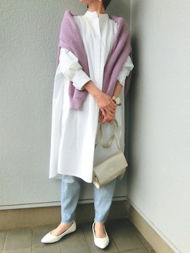 「PAGEBOY（ページボーイ）のハクミニショルダーBAG（ショルダーバッグ）」を使った、ちぃさん（レディース・150cm）の春コーディネート