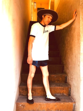 「vibram（ビブラム）のアイテム」を使った、中山貴之さん（メンズ・170cm）の春コーディネート