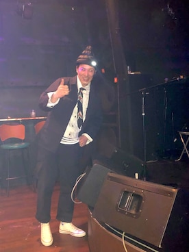 「アウトドアミックス」｜「アイテム（デニムジャケット）」を使った、中山貴之さん（メンズ・170cm）の冬コーディネート