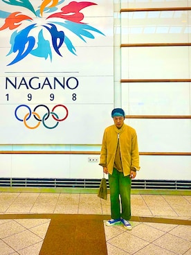 「MIGHTY-MAC（マイティーマック）のアイテム（ブルゾン）」を使った、中山貴之さん（メンズ・170cm）の冬コーディネート