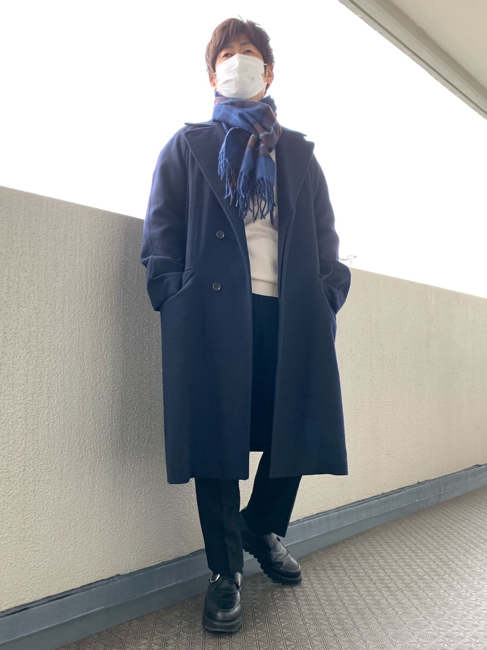 LIDNM 新品 Super110's BEAVER チェスターコート Sサイズ LIDNM（リドム）の「Super110's BEAVER OVER COAT（チェスター