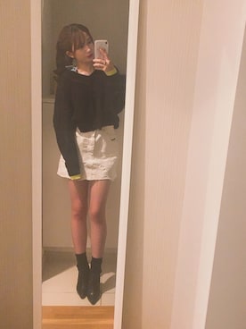 「EGOIST（エゴイスト）のアイテム（ブーツ）」を使った、shuriさん（レディース・162cm）の秋コーディネート
