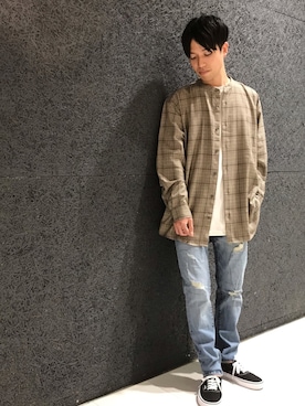 かみけん。さん（メンズ・168cm）の秋コーディネート