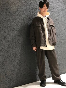 かみけん。さん（メンズ・168cm）の秋コーディネート